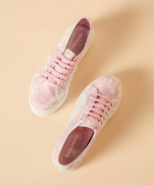 Superga Sneakers>2790 Fantasy Platform Sneaker Violet Tie Dye