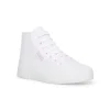 Superga Sneakers>2696 Stripe Hi Top Sneaker White