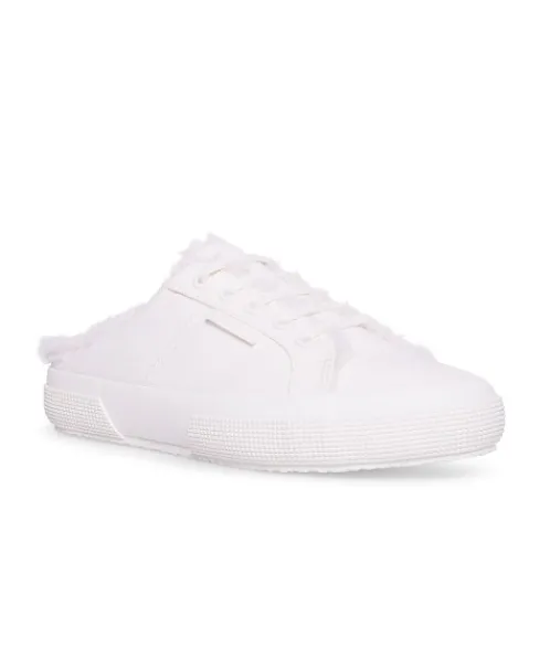 Superga Sneakers>2402 WPCOTFURW Fur Lined Sneaker White