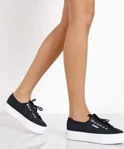 Superga Sneakers>Basic Platform Navy