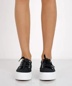 Superga Sneakers>Basic Platform Navy