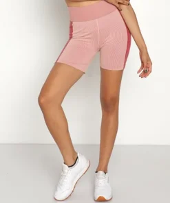 The Upside Bottoms>Circular Knit Mini Spin Short Pink