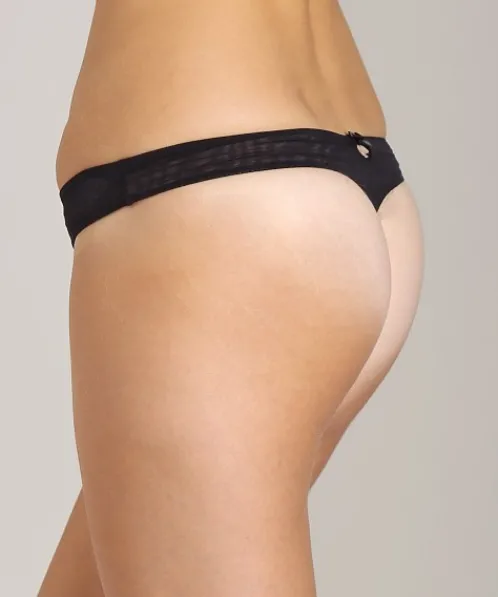 Timpa Panties>Mesh Thong Black