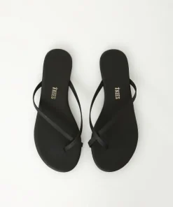 Tkees Flip Flops | Sandals>Riley Vegan Matte Sandal Black
