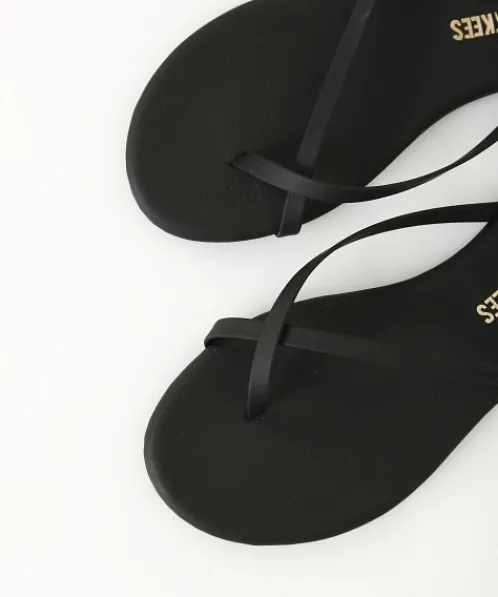 Tkees Flip Flops | Sandals>Riley Vegan Matte Sandal Black