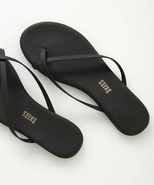 Tkees Flip Flops | Sandals>Riley Vegan Matte Sandal Black