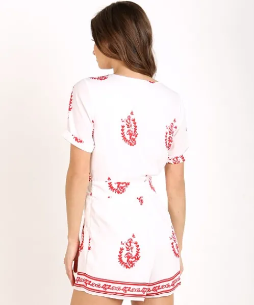 Tularosa Rompers>Rowley Romper Medallion