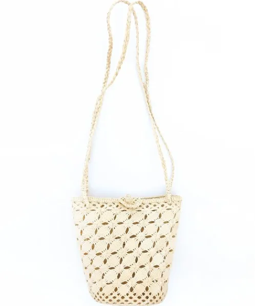 Unalome Accessories>Marfa Handcrafted Straw Shoulder Bag