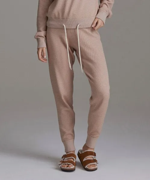 Varley Bottoms | Pants>Alice Sweat Pant Praline/Ivory