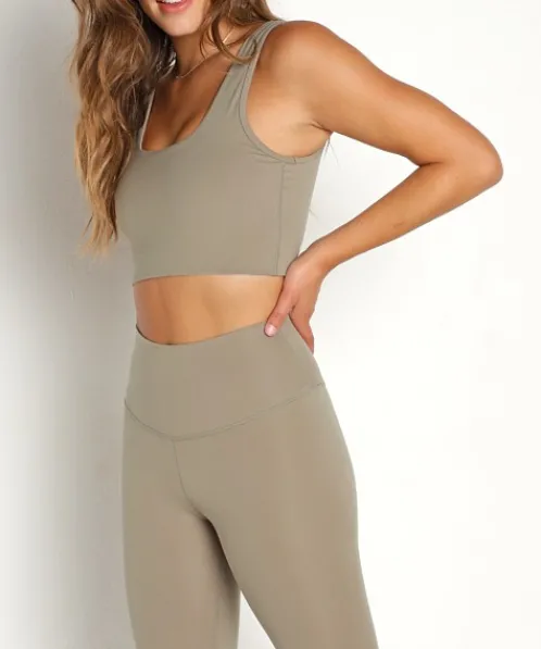 Varley Sports Bras>Always Delta Sports Bra Gravity Grey