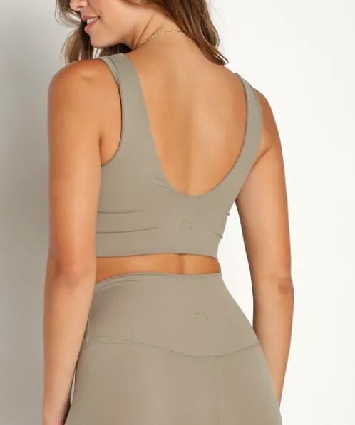Varley Sports Bras>Always Delta Sports Bra Gravity Grey