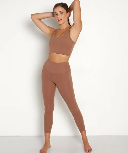 Varley Bottoms>Always High 25" Legging Acorn