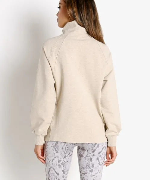 Varley Knits>Atlas Pullover Jacket Sand