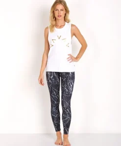 Varley Tops>Brentwood Tee White