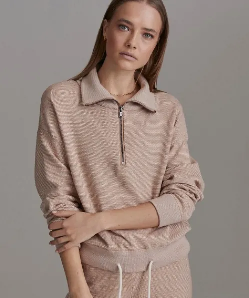 Varley Jackets | Jackets>Buckingham Sweater Praline/Ivory