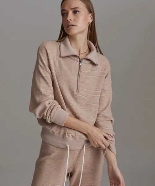 Varley Jackets | Jackets>Buckingham Sweater Praline/Ivory