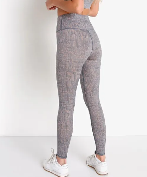 Varley Bottoms>Century 2.0 Legging Blue Dusty Grain