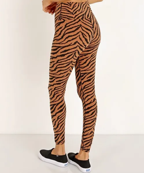 Varley Bottoms>Century Legging Clay Zebra