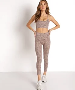 Varley Bottoms>Century Legging Tan Snake