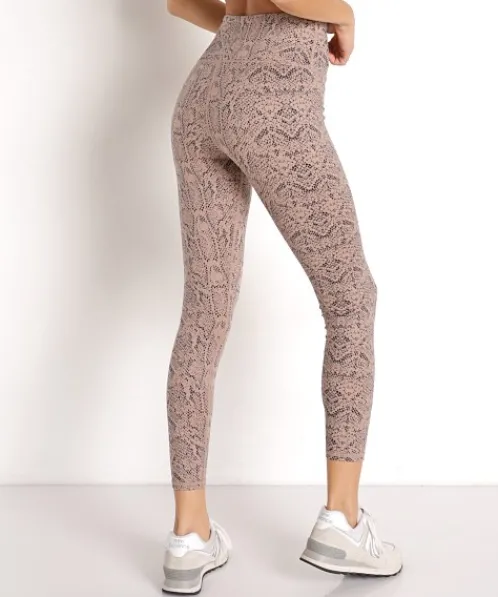 Varley Bottoms>Century Legging Tan Snake