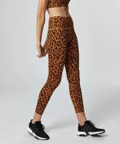 Varley Bottoms>Century Legging Yellow Cheetah