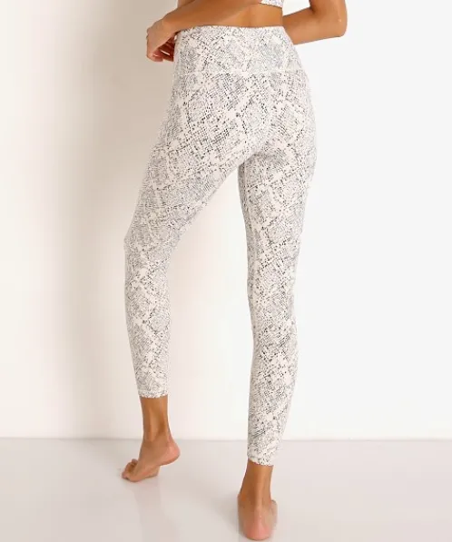 Varley Bottoms>Century Lolux Legging Mosaic Snake
