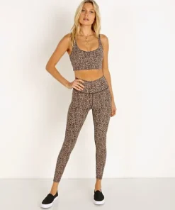 Varley Sports Bras>Edris Sports Bra Classic Leopard