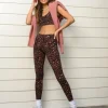 Varley Sports Bras>Edris Sports Bra Red Animal