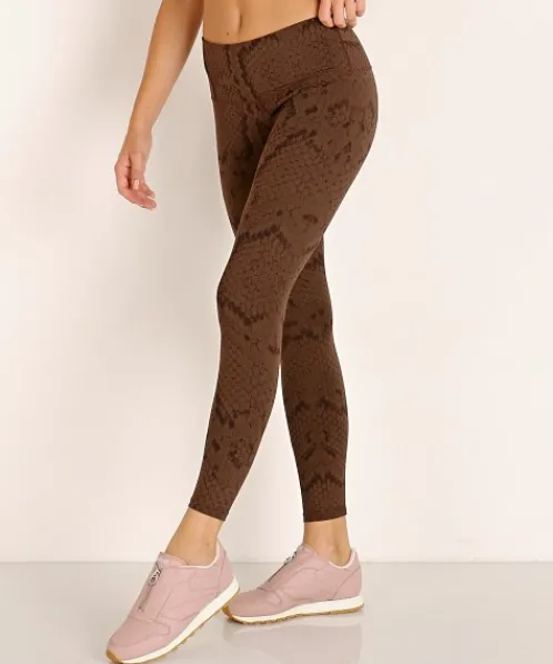 Varley Bottoms>Estrella Legging Bracken Snake