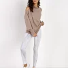 Varley Tops>Keystone Sweater Taupe