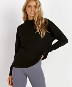 Varley Tops>Kingsmill Sweat Black