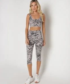 Varley Bottoms>Let's Go Crop 18' Legging Concert Leaf