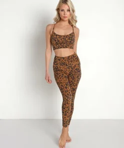 Varley Bottoms>Lets Move High Rise 25" Legging Rust Animal