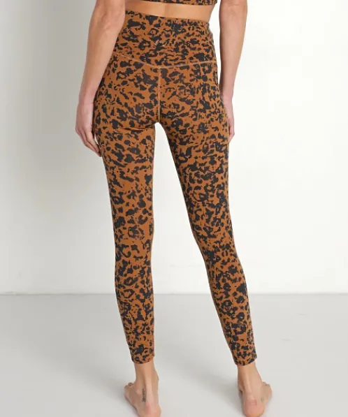 Varley Bottoms>Lets Move High Rise 25" Legging Rust Animal