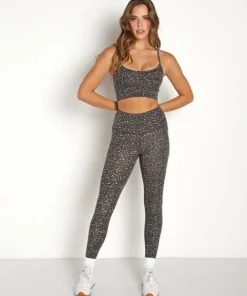 Varley Sports Bras>Lets Move Irene Sports Bra Cluster Leopard