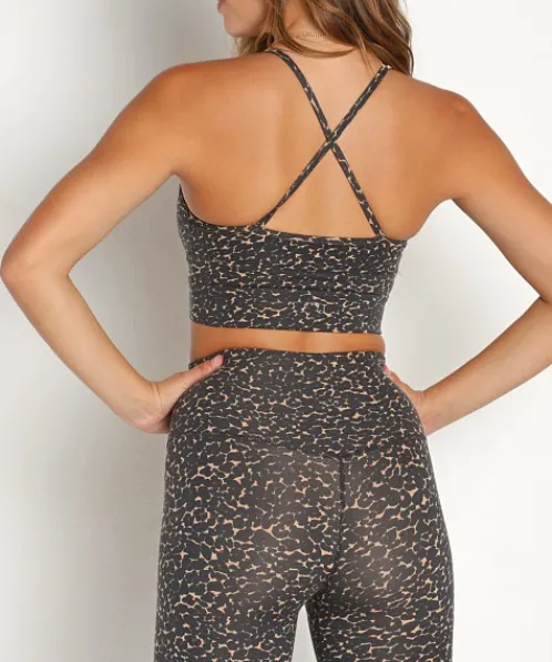 Varley Sports Bras>Lets Move Irene Sports Bra Cluster Leopard