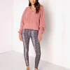 Varley Bottoms>Luna Legging Blush Boa