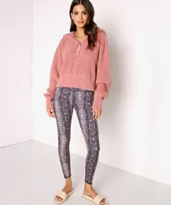 Varley Bottoms>Luna Legging Blush Boa