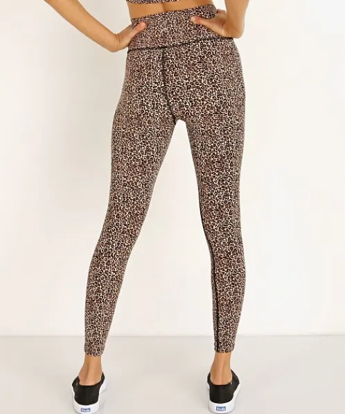 Varley Bottoms>Luna Legging Classic Leopard