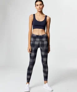 Varley Bottoms>Meadow Legging Fragment Check