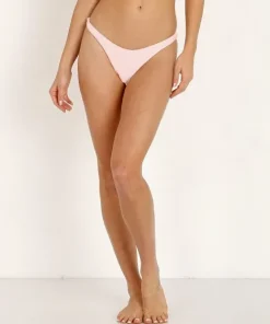 Vitamin A Bikinis>BioRib California High Leg Perla Rosa