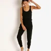 Vitamin A Pants>Organic Rib Silm Jogger Black