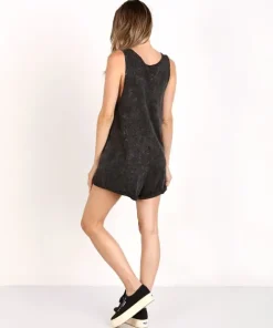 WILDFOX Rompers>Sinner Clean Black