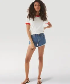 Wrangler Shorts>Good Vibe Denim Short Dark Stone