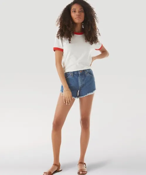 Wrangler Shorts>Good Vibe Denim Short Dark Stone