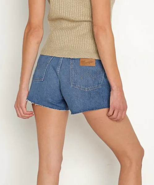 Wrangler Shorts>High Rise Festival Short Ocean Drive