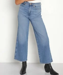 Wrangler Pants>Worldwide High Rise Wide Leg Light Stone