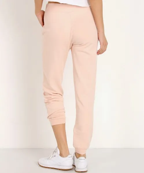Year of Ours Bottoms | Pants>Lace Up Sweat Pant Blush