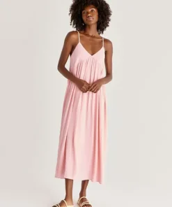 Z Supply Dresses>Atlas Midi Dress Guava