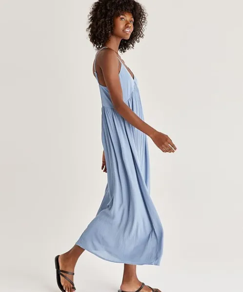 Z Supply Dresses>Atlas Midi Dress Ocean
